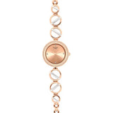 Titan Raga Viva Analog Women's Watch, Rose Gold Dial With Stainless Steel Strap, 2643KM01