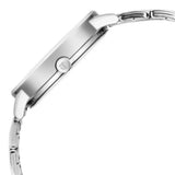 Titan Women's Watch Analog Mauve Dial with Silver Stainless Steel Band, 2648SM12