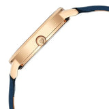 Titan Women's Watch Analog Blue Dial with Blue Leather Strap, 2648WL08