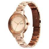 Titan, Unisex, Analog Watch, Gold Dial, with Stainless Steel Band, TI-2649WM06