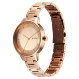 Titan Women's Watch Analog Rose Gold Dial & Stainless Steel Band, 2648WM06