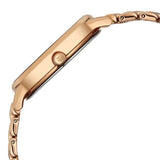 Titan Women's Analog Maroon Grey Dial With Rose Gold Stainless Steel Strap , 2648WM11