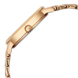 Titan Women's Analog Watch Grey Dial With Rose Gold Stainless Steel Strap , 2648WM12