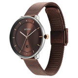 Titan Women's Watch Brown Dial Brown Stainless Steel Strap Watch, 2651KM02 - view 3