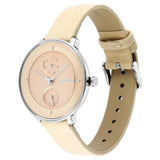 Titan Pastels Women's Watch Analog Brown Dial With Brown Leather Strap, 2651SL05