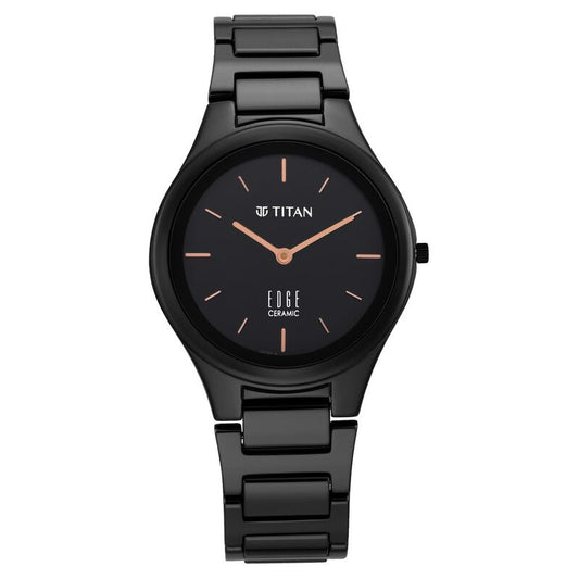 Titan, Women, Analog, Watch, Black Dial, 2653NC01