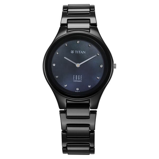 Titan, Women, Analog, Watch, Black Dial, 2653NC02