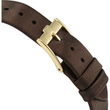 Titan Women's Analog Watch, Brown Dial with Leather Strap, 2654QL02