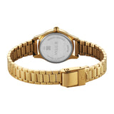 Titan Women's Quartz Analog Watch White Dial With Gold Metal Strap, 2656YM02