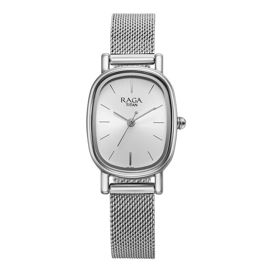 Titan, Women, Analog, Watch, Rose Dial, Stainless steel Strap, 2665SM01