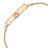 Titan Women's Raga Viva Collection Analog Watch, Brown Dial & Rose Gold Stainless Steel Strap, 2665WM01