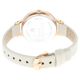 Titan Women's Watch Raga Mother of Pearl Dial Beige Leather Strap Watch, 2666WL03