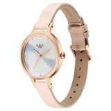 Titan Raga Power Pearls Women's Watch Analog Mother Of Pearl Dial With Pink Leather Strap, 2666WL04