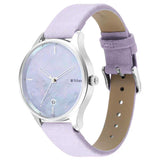 Titan Pastel Dreams Women's Watch Mother of Pearl Dial With Purple Leather Strap, 2670SL02