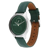 Titan Yin & Yang Women's Watch Analog Green Dial With Green Leather Strap, 2670SL05