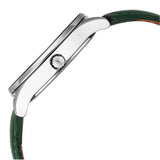 Titan Yin & Yang Women's Watch Analog Green Dial With Green Leather Strap, 2670SL05