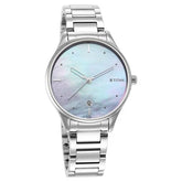 Titan Pastel Dreams Women's Watch Analog Mother of Pearl Dial with Silver Stainless Steel Band, 2670SM11