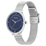 Titan Women's Quartz Blue Dial with Stainless Steel Mesh Band 2673SM04