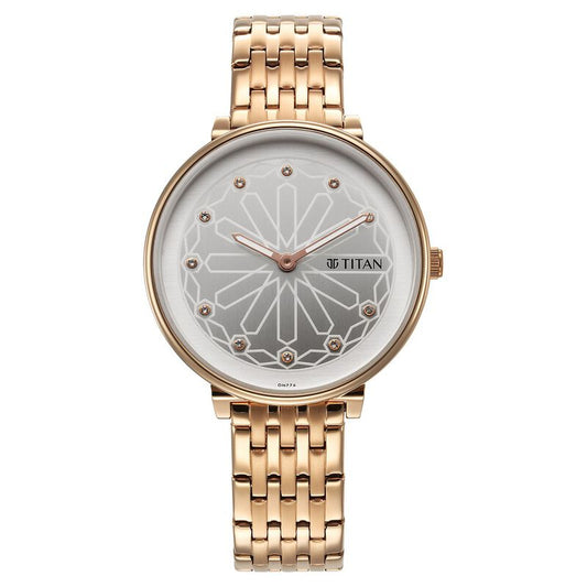 Titan, Women, Analog, Watch, Silver Dial, Stainless steel Strap, 2673WM02