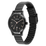 Titan Women's Watch Black Dial Black Stainless Steel Strap Watch, 2679NM01