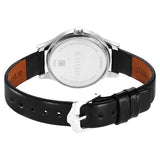 Titan Karishma Women's Watch Analog Purple Dial with Black Leather Strap, 2679SL01