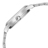 Titan Women's Watch Analog Black Dial with Silver Stainless Steel Band, 2679SM02