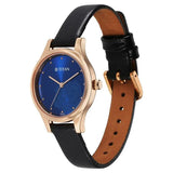 Titan Women's Watch Analog Blue Dial With Black Leather Strap, 2679WL01