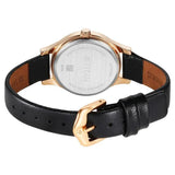 Titan Women's Watch Analog Blue Dial With Black Leather Strap, 2679WL01