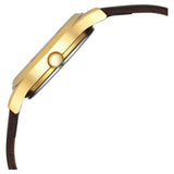 Titan Karishma Women's Watch Analog Pink Dial with Black Leather Strap, 2679YL02