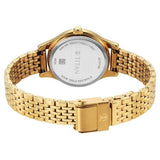 Titan Women's Watch Analog Gold Dial with Gold Stainless Steel Band, 2679YM02
