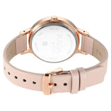 Titan Women's Watch Raga Viva Collection, Rose Gold Dial Beige Leather Strap, 2684WL01