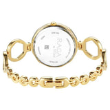 Titan Raga  Women's Quartz Analog Watch Viva Golden Dial with Gold Metal Strap, 2685WM01