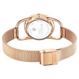 Titan Raga Chic Women's Watch Analog Pink Dial Rose Gold Mesh Band, 2696WM01
