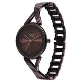 Titan Raga Chic Women's Watch Analog Brown Dial with Brown Stainless Steel Band, 2698QM01
