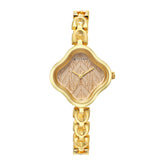 Titan Karishma Festive 23, Brown Dial Gold Stainless Steel Strap Watch for Women, 2701YM01