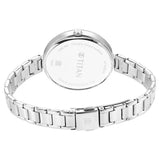 Titan Purple Stackables Quartz Analog Two Toned Dial Stainless Steel Strap Watch for Women 2714SM01