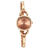 Titan Raga Analog Women's Watch, Rose Gold Dial with Stainless Steel Strap, 2724WM01