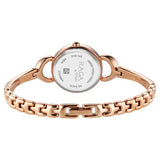 Titan Raga Analog Women's Watch, Rose Gold Dial with Stainless Steel Strap, 2724WM01