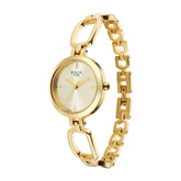 Titan Raga Collection Champagne Dial Gold Stainless Steel Strap Watch for Women, 2725YM01