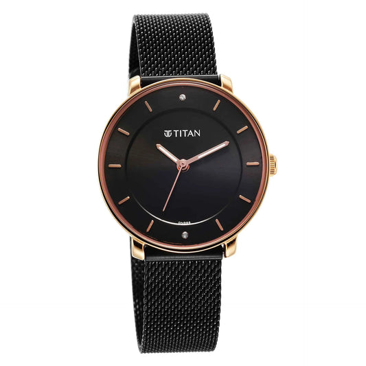 Titan, Men's, Analog Watch, Black Dial, TI-2728KM03