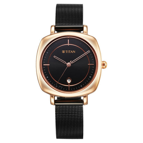 Titan, Men, Analog, Watch, Black Dial, 2730KM02