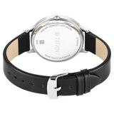 Titan Workwear Women's Watch Analog Blue Dial with Black Leather Strap, 2732SL01