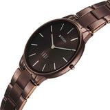Titan Women's Analog Watch, Brown Dial with Stainless Steel Band, 2734QM03