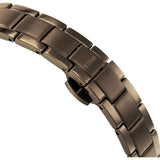 Titan Women's Analog Watch, Brown Dial with Stainless Steel Band, 2734QM05