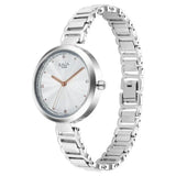 Titan Raga Women's Watch Analog Silver Dial with Silver Stainless Steel Band, 2752SM01