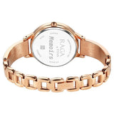 Titan Raga Memoirs Women's Watch Analog White Dial With Rose Gold Stainless Steel Band, 2754WM01