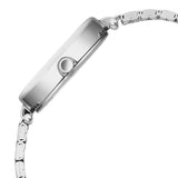 Titan Women's Watch Analog Beige Dial with Silver Stainless Steel Band, 2758SM01