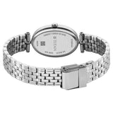 Titan Women's Watch Analog Beige Dial with Silver Stainless Steel Band, 2758SM01