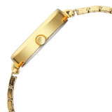 Titan Women's Watch Analog Silver Dial with Gold Stainless Steel Band, 2758YM01