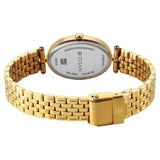 Titan Women's Watch Analog Silver Dial with Gold Stainless Steel Band, 2758YM01
